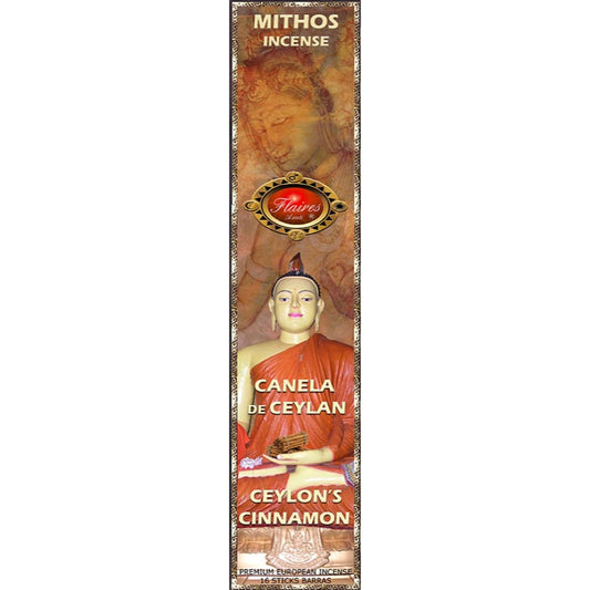 Ceylon Asian Cinnamon Mythos Positive Energy Incense Sticks by Flaires - 3 PACK