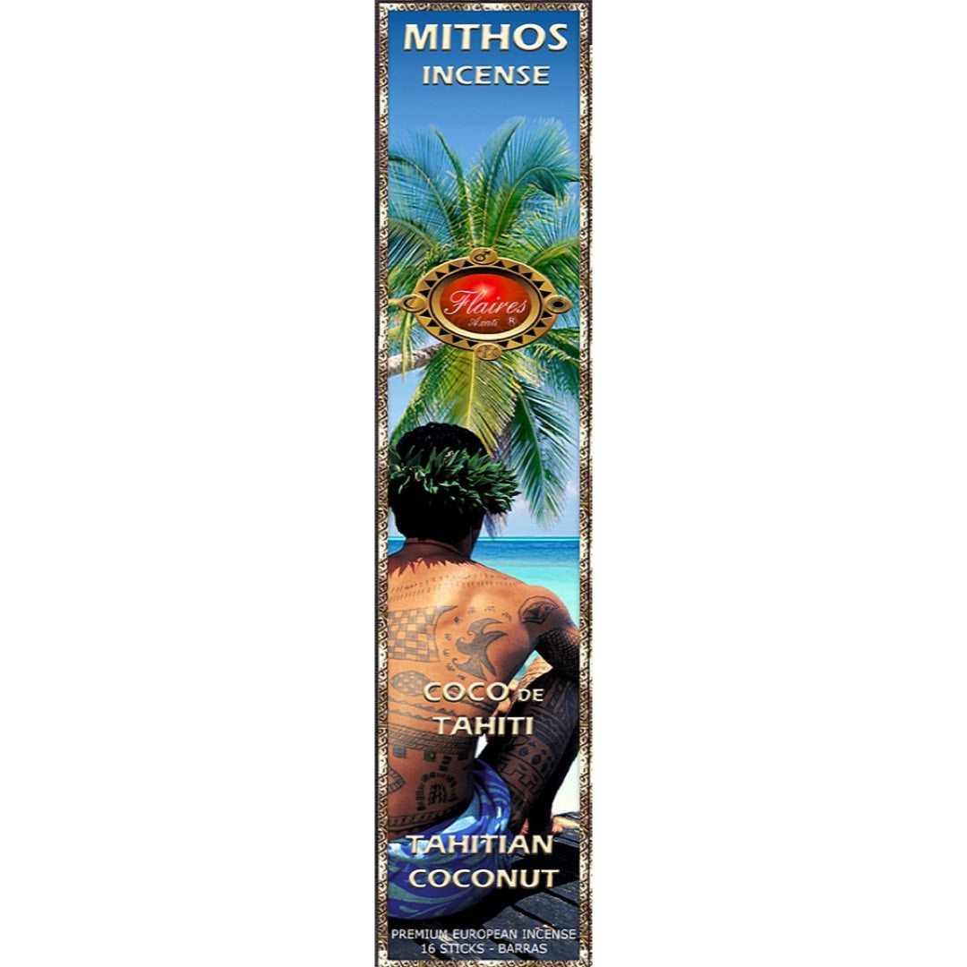 Tahitian Coconut South Pacific Lemon Rose Incense Sticks by Flaires - 3 PACK