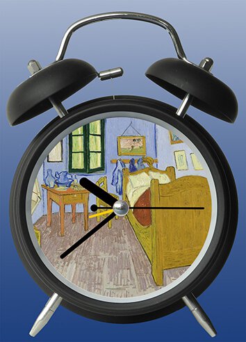 Van Gogh The Bedroom Museum Bell Alarm Clock 6.5H - Special Order