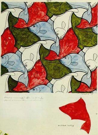 Pocket Art Sphere Fish Tessellation by Escher