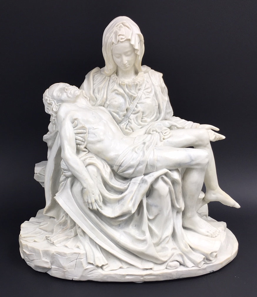 Pieta Lamentation Mary Holding Jesus Statue by Michelangelo