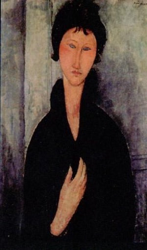 Blue Eyed Woman Statue (1917) by Modigliani