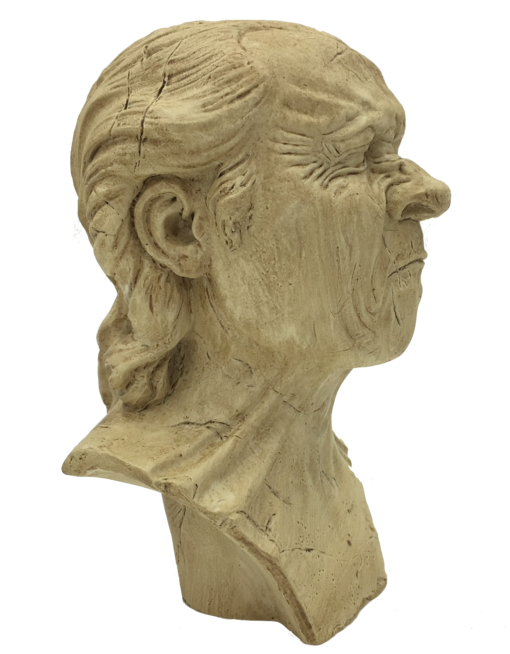 Pocket Art Vexed Man Caricature Study by Messerschmidt Miniature Statue