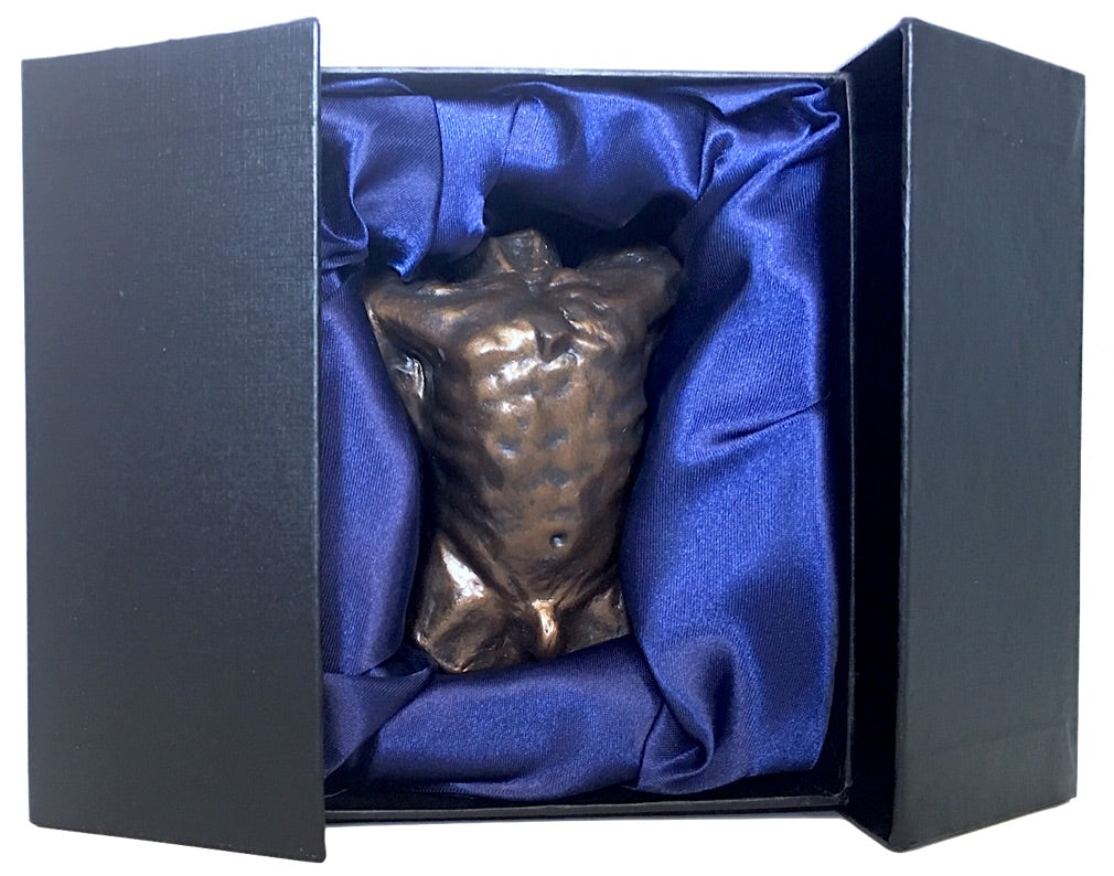 Pocket Art Rodin Male Torso Miniature Figurine