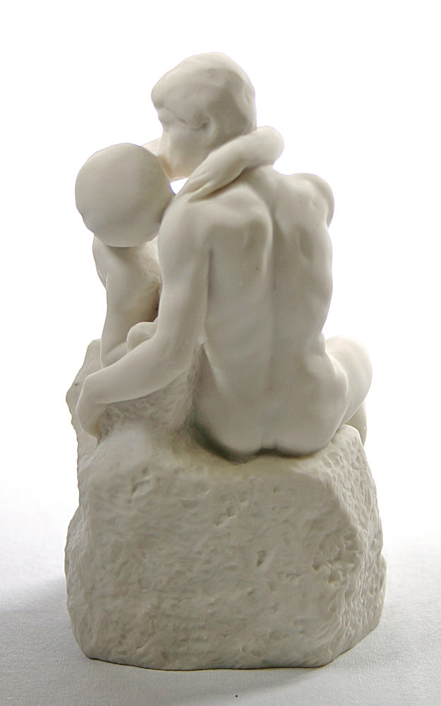 The Kiss Statue by Rodin, White - Small