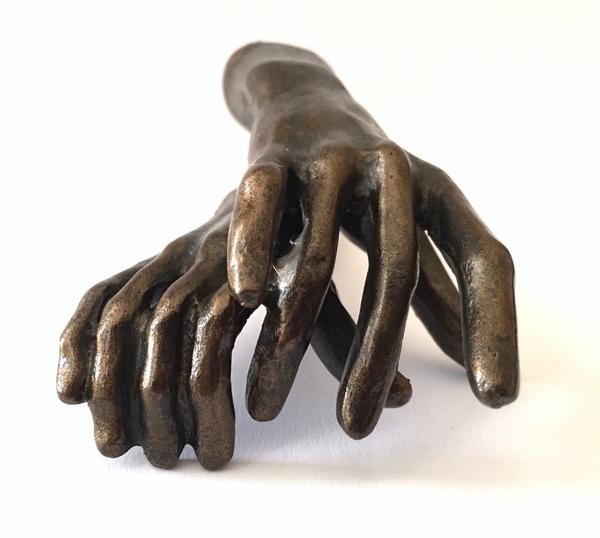 Two Holding Hands Small Statue by Rodin 3.75L