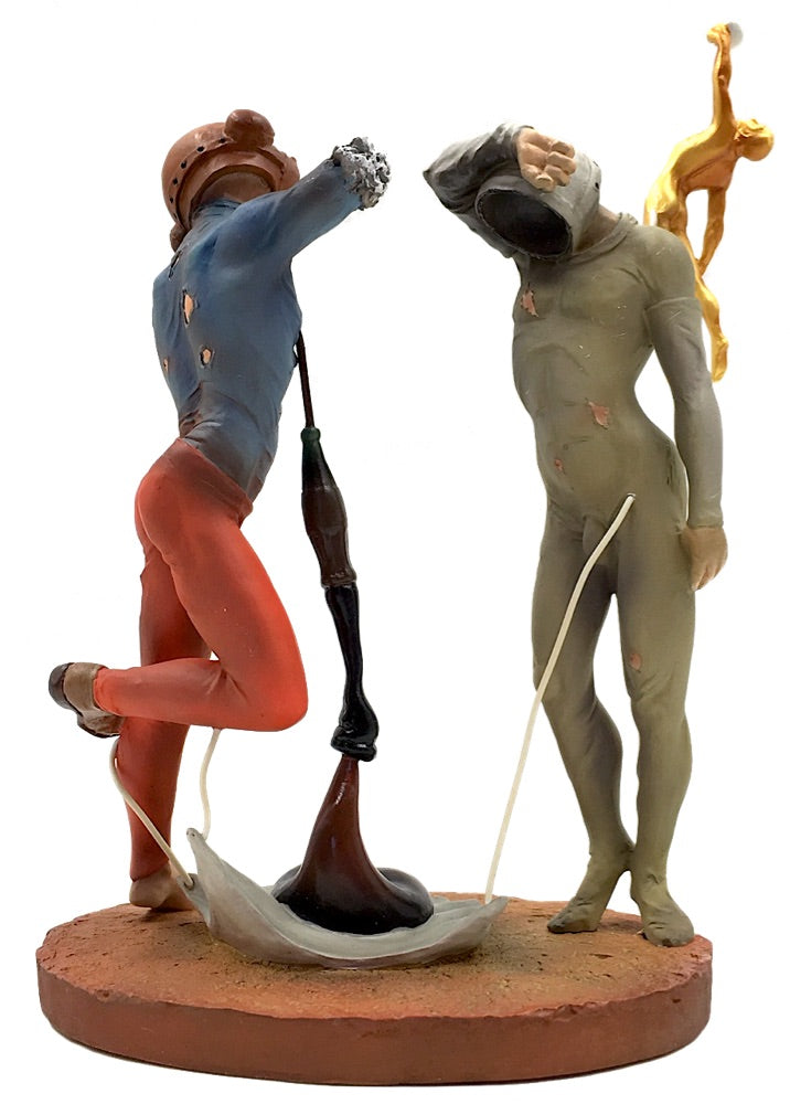 Poetry of America Cosmic Athletes Statue by Dali