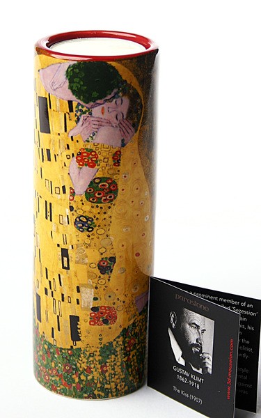 Klimt The Kiss Ceramic Tealight Candleholder