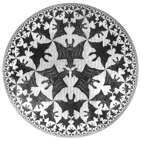 Sphere Angels Devils Tessellation by Escher